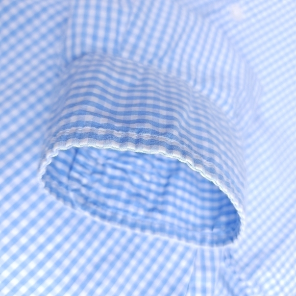 Columbia Blue White Check Super Bonehead Long Sleeve Outdoor Shirt Size XL - Picture 6 of 6